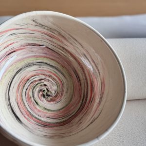 Bowl Multicolor Efecto Mármol